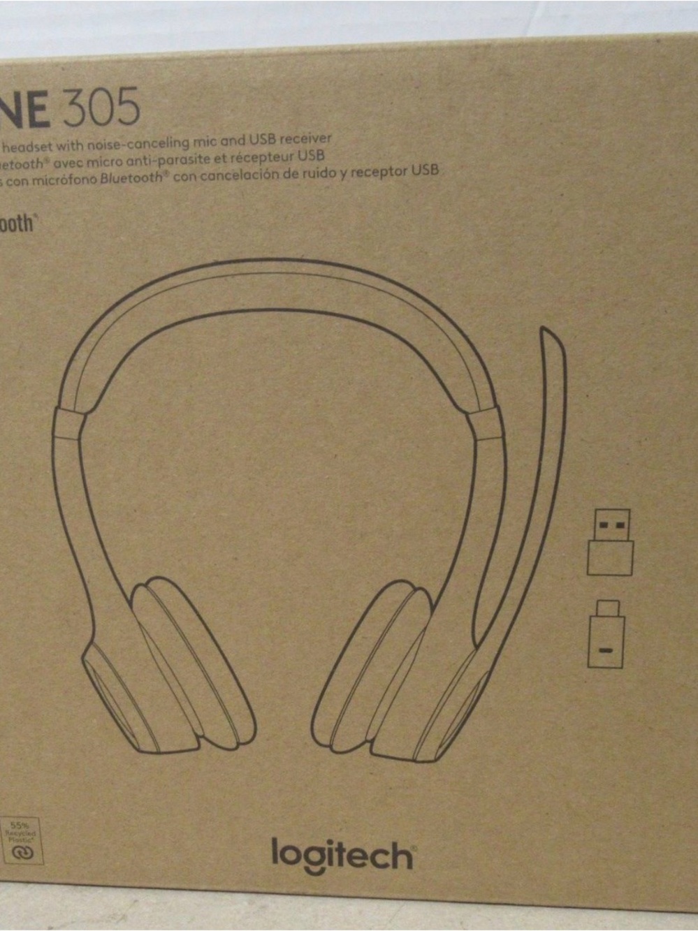 New Logitech Zone 305 Bluetooth Headset